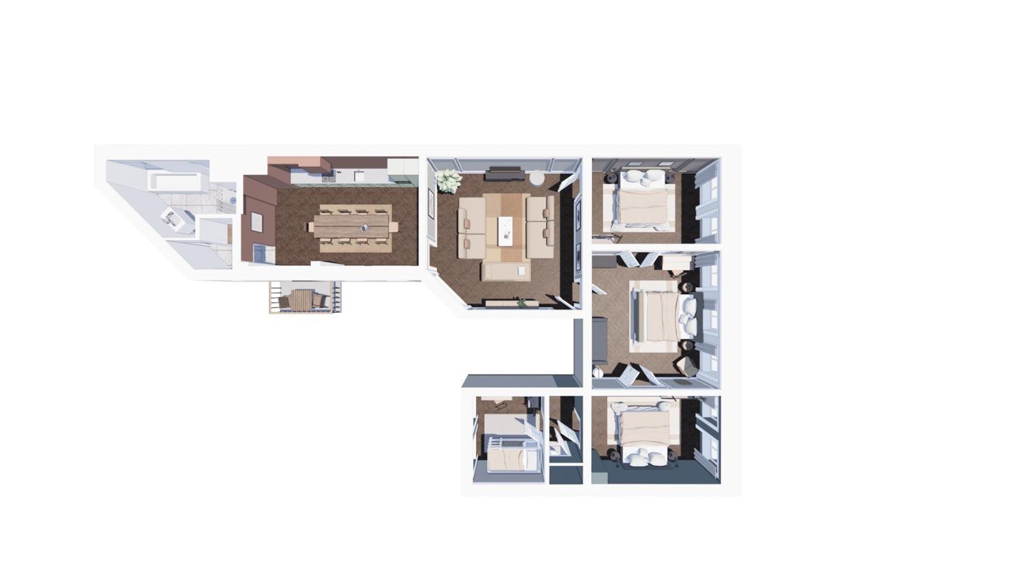 220Sqm Designer Apt - Copenhagen City Center - Private Balcony 外观 照片